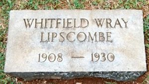 Lipscombe Tombstone