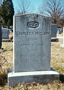 McClary Tombstone