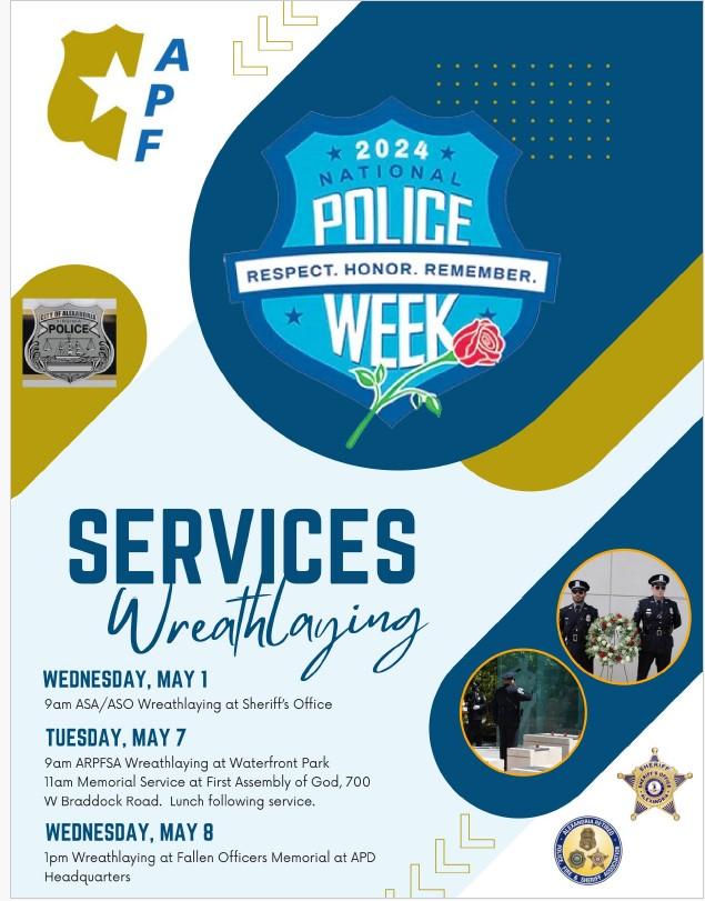 2024 Police Week Schedule